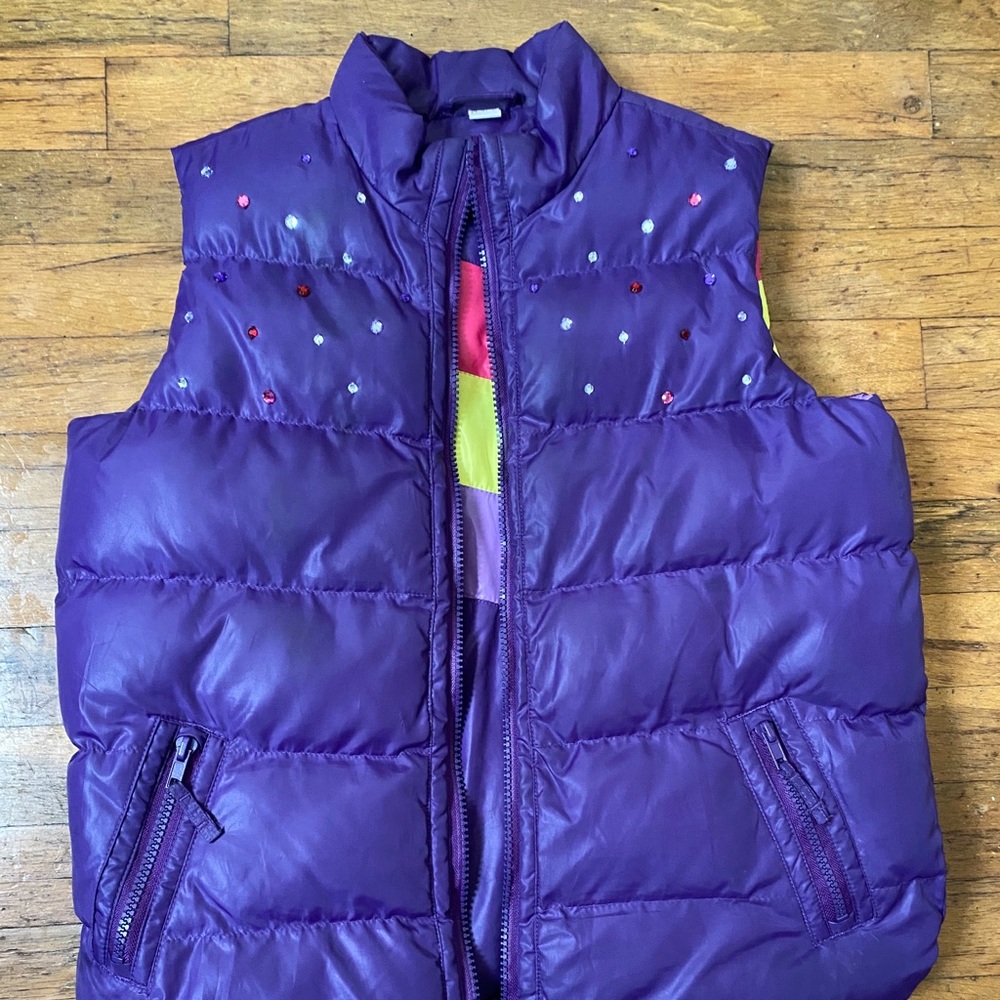 Reversible Puffer Vest Size 10-12